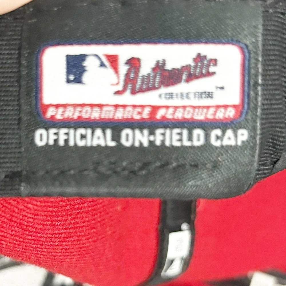 New Era 59Fifty Hat MLB Cleveland Indians Guardians 7 3/4 Fitted Baseball Cap🔴⚫️